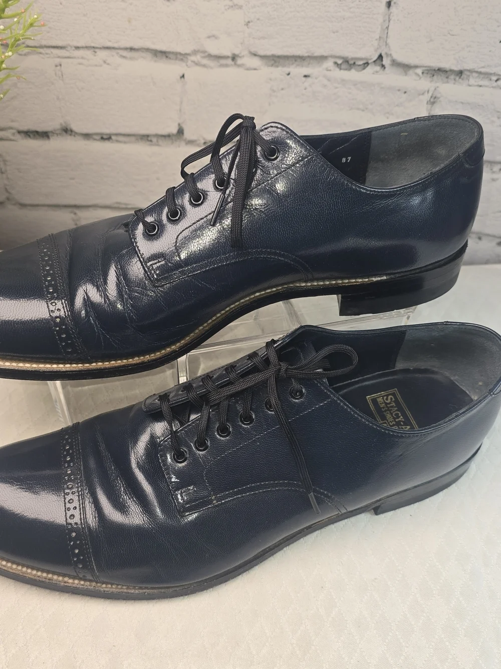 Stacy Adams polished leather